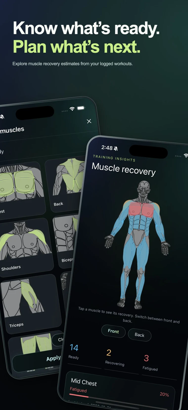 Muscle recovery: Know what’s ready.